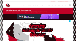 Desktop Screenshot of canadianmotorcycleevents.com